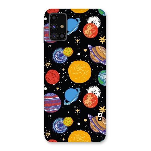 Designer Planets Back Case for Galaxy M31s