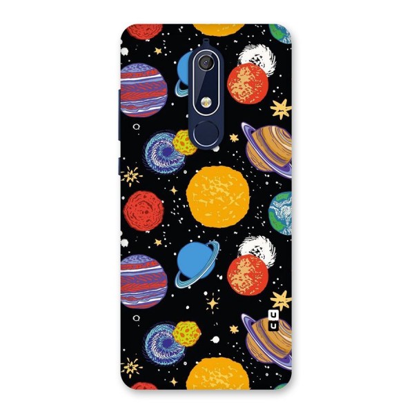 Designer Planets Back Case for Nokia 5.1