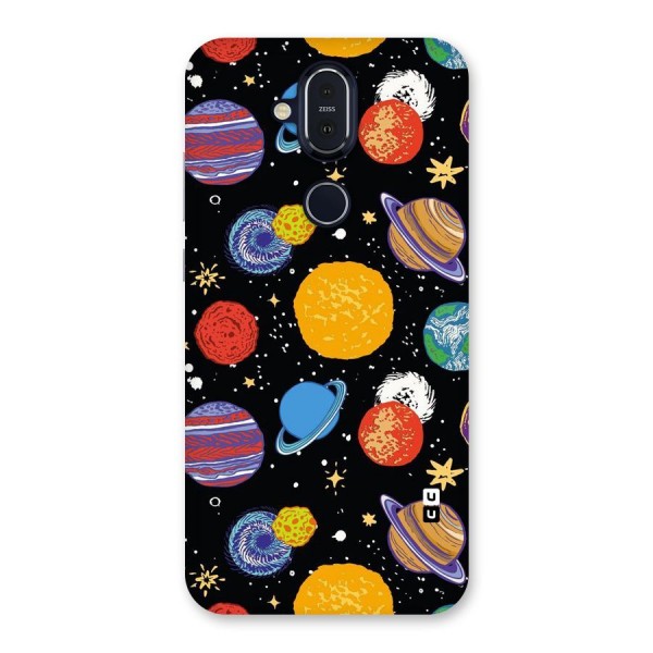 Designer Planets Back Case for Nokia 8.1