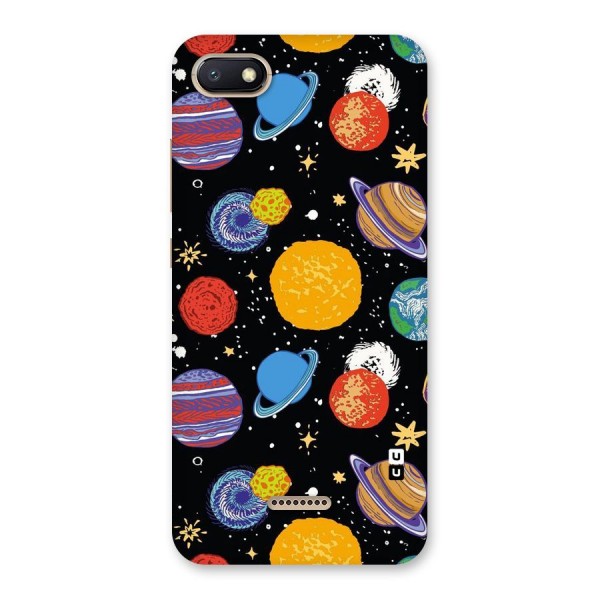 Designer Planets Back Case for Redmi 6A