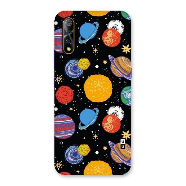 Designer Planets Back Case for Vivo S1