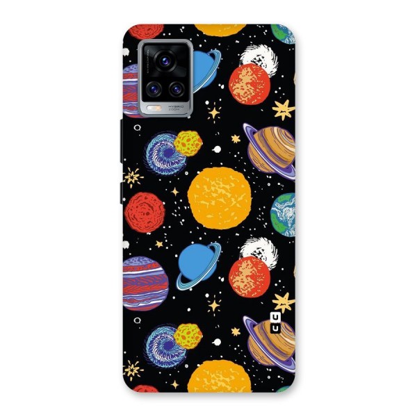 Designer Planets Back Case for Vivo V20 Pro