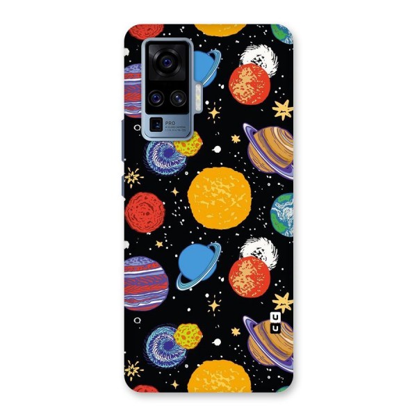 Designer Planets Back Case for Vivo X50 Pro