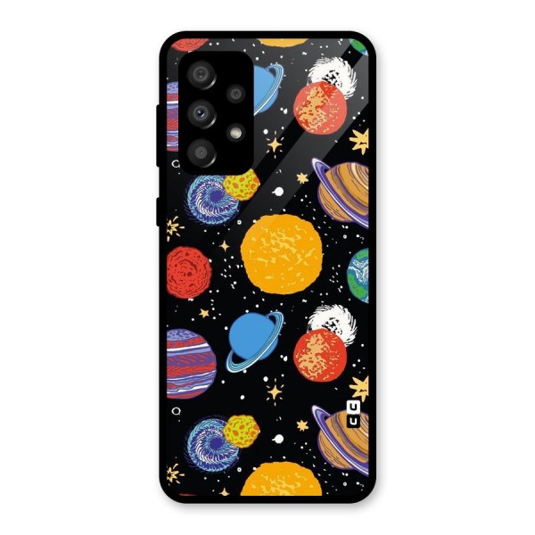 Designer Planets Glass Back Case for Galaxy A32