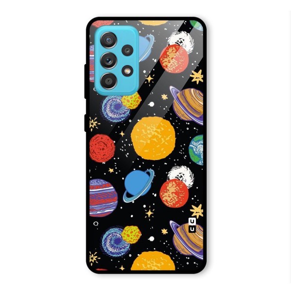 Designer Planets Glass Back Case for Galaxy A52s 5G