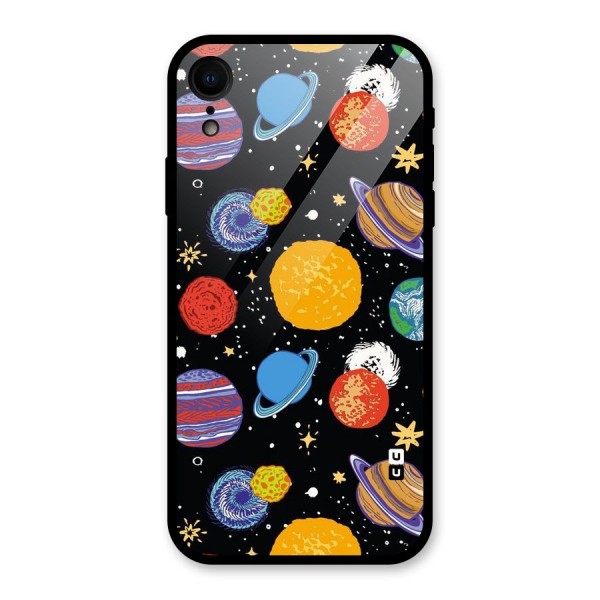 Designer Planets Glass Back Case for XR