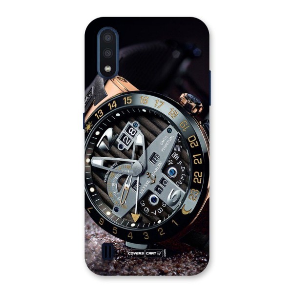 Designer Stylish Watch Back Case for Galaxy M01