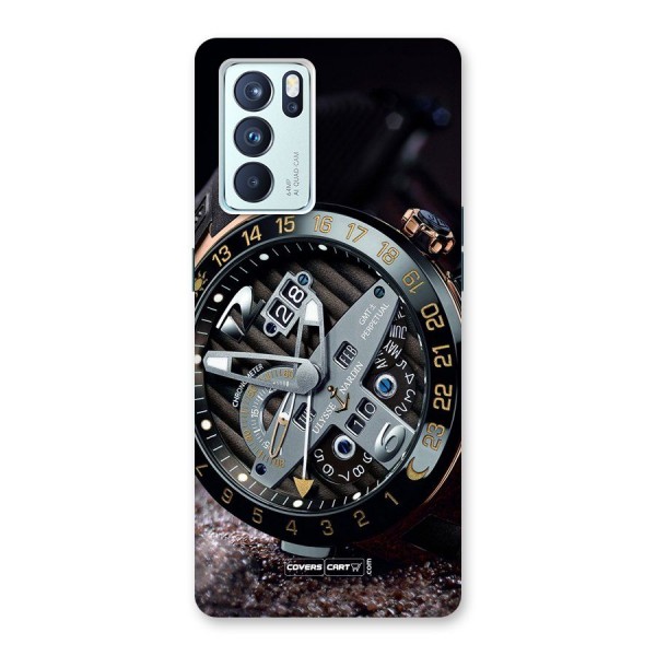 Designer Stylish Watch Back Case for Oppo Reno6 Pro 5G