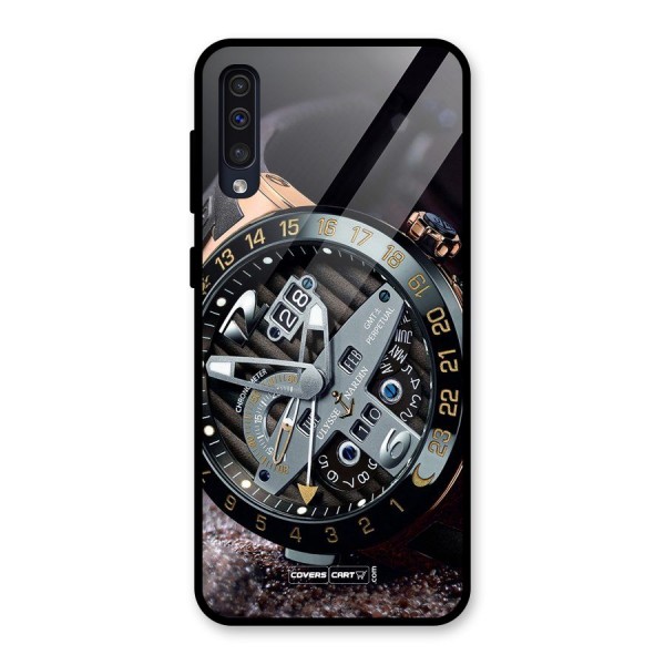 Designer Stylish Watch Glass Back Case for Galaxy A50s