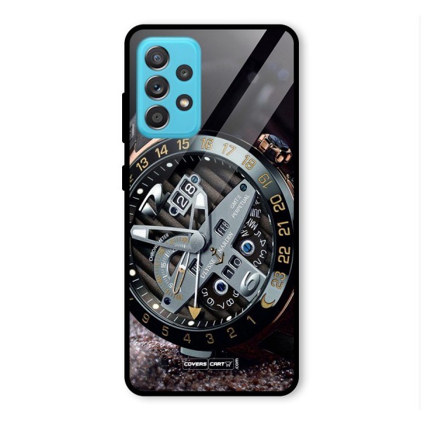 Designer Stylish Watch Glass Back Case for Galaxy A52