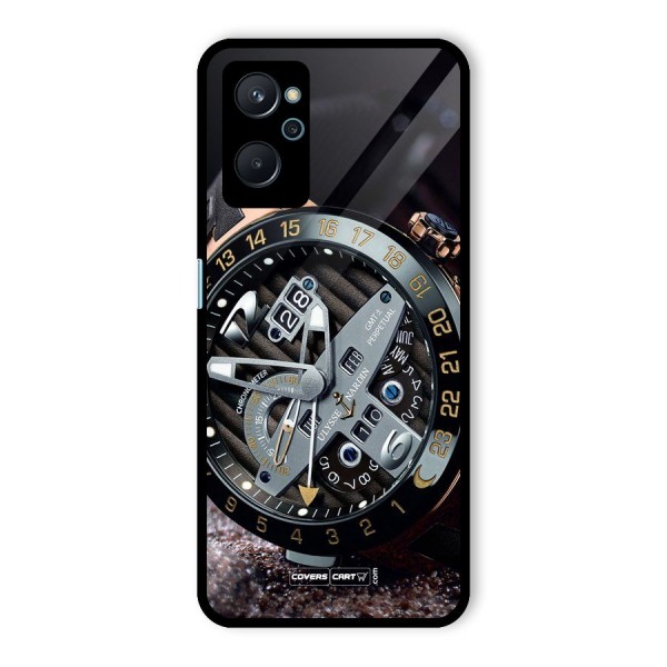 Designer Stylish Watch Glass Back Case for Realme 9i