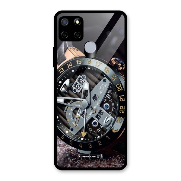 Designer Stylish Watch Glass Back Case for Realme C12