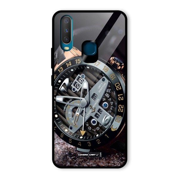 Designer Stylish Watch Glass Back Case for Vivo Y12