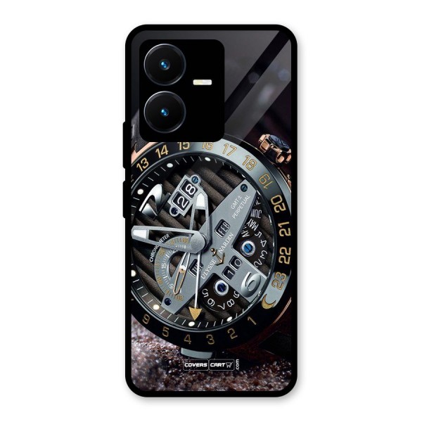 Designer Stylish Watch Glass Back Case for Vivo Y22