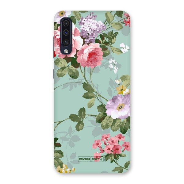 Desinger Floral Back Case for Galaxy A50