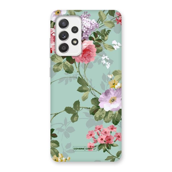 Desinger Floral Back Case for Galaxy A52