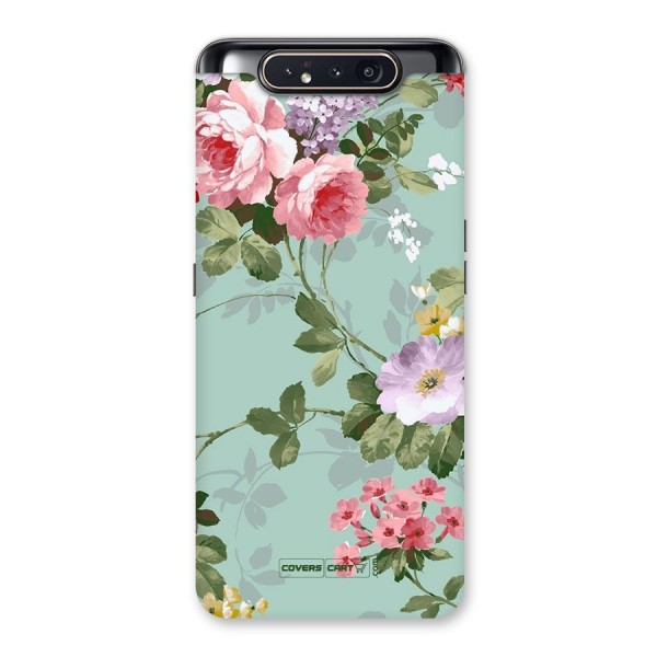 Desinger Floral Back Case for Galaxy A80