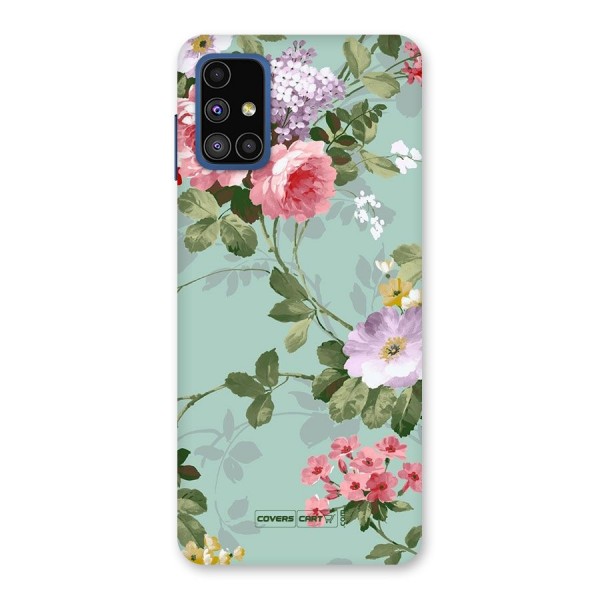 Desinger Floral Back Case for Galaxy M51