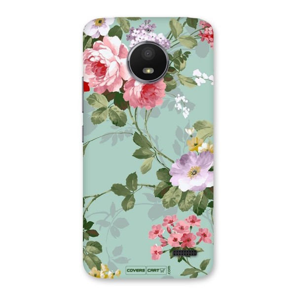 Desinger Floral Back Case for Moto E4