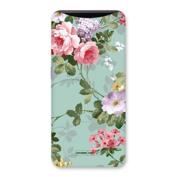 Desinger Floral Back Case for Oppo Find X