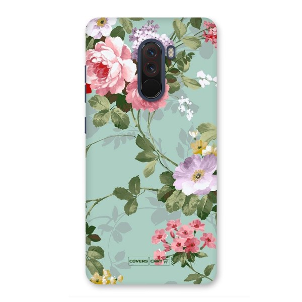 Desinger Floral Back Case for Poco F1