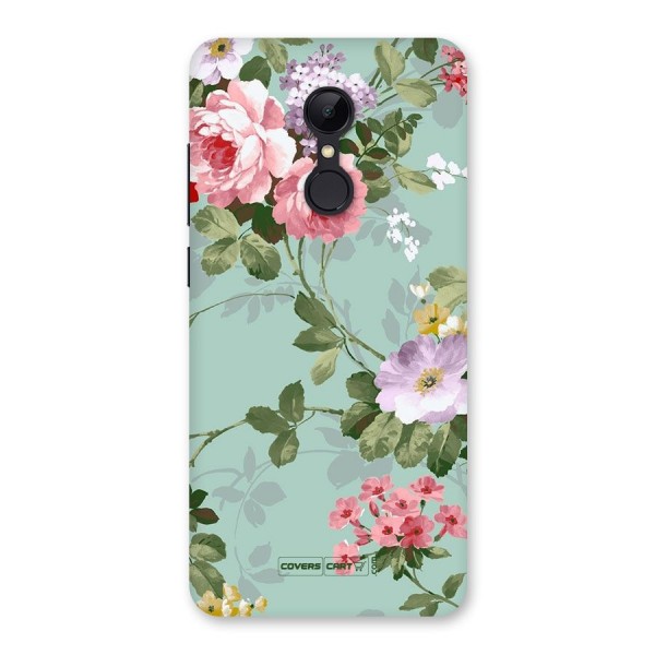 Desinger Floral Back Case for Redmi 5