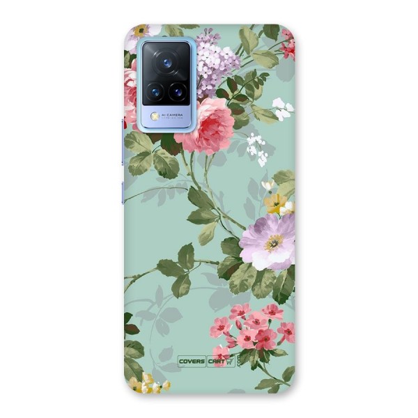 Desinger Floral Back Case for Vivo V21 5G