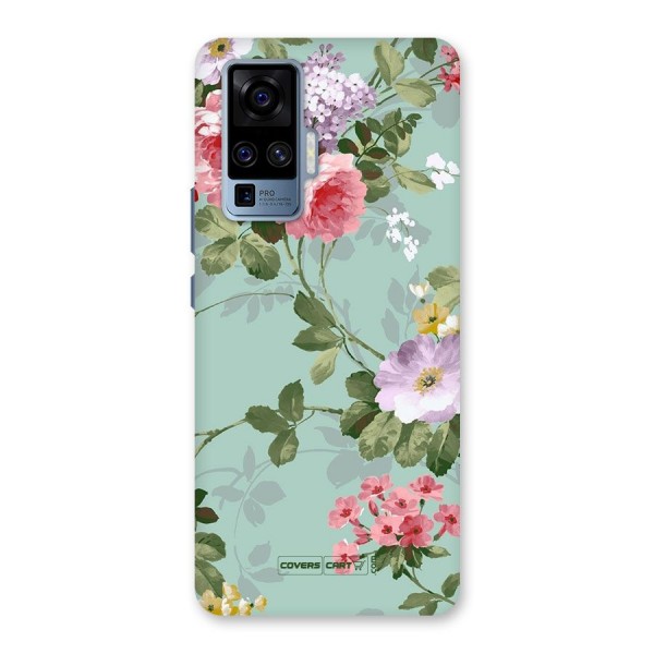 Desinger Floral Back Case for Vivo X50 Pro