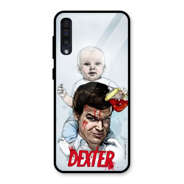 Dexter Artwork Glass Back Case for Galaxy A50s