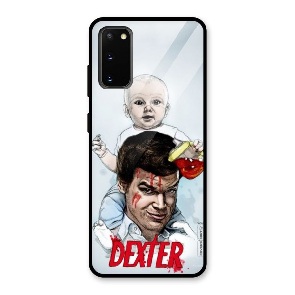 Dexter Artwork Glass Back Case for Galaxy S20