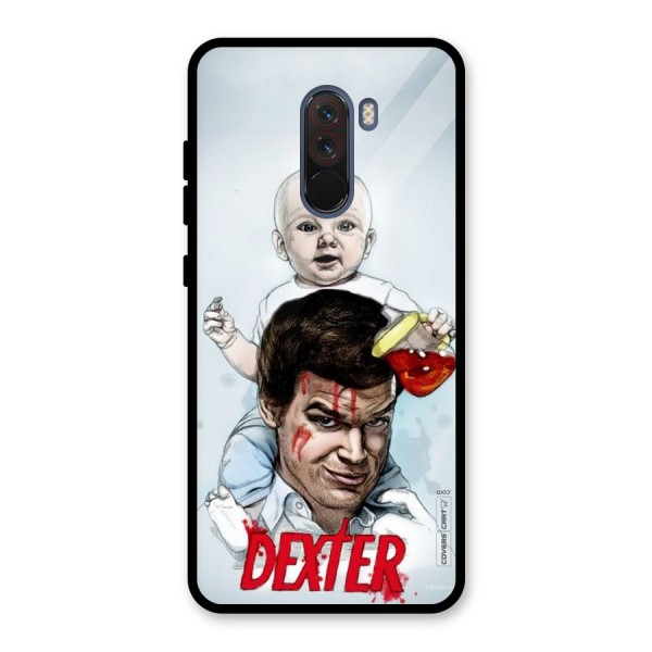 Dexter Artwork Glass Back Case for Poco F1