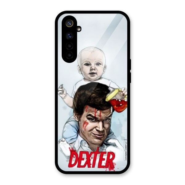 Dexter Artwork Glass Back Case for Realme 6