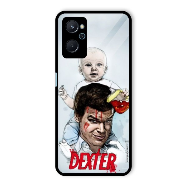 Dexter Artwork Glass Back Case for Realme 9i