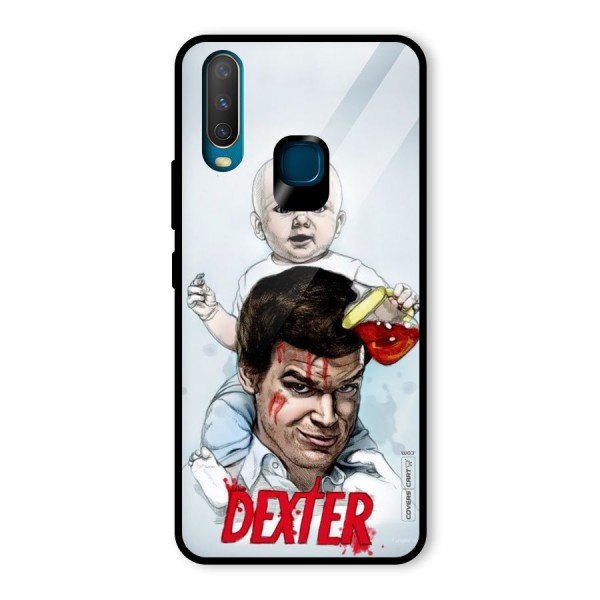 Dexter Artwork Glass Back Case for Vivo Y12