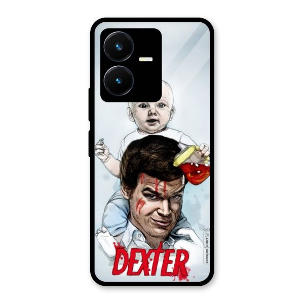 Dexter Artwork Glass Back Case for Vivo Y22