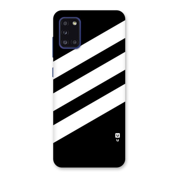 Diagonal Classic Stripes Back Case for Galaxy A31