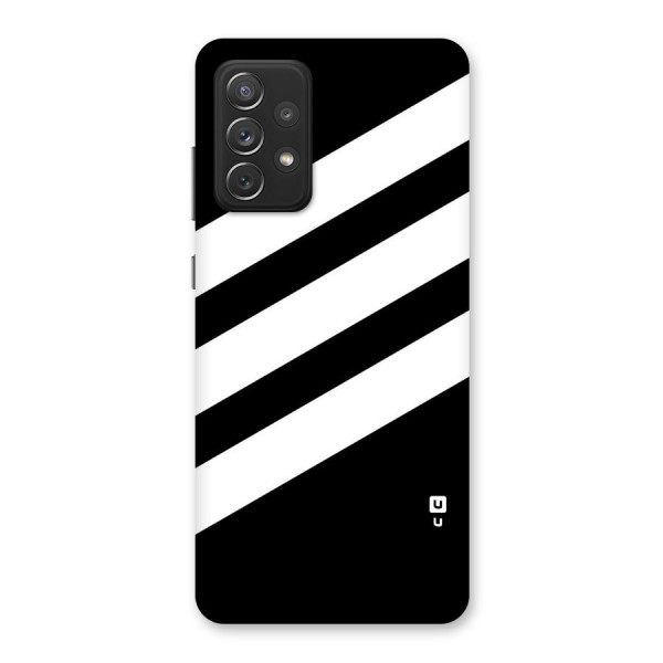 Diagonal Classic Stripes Back Case for Galaxy A72