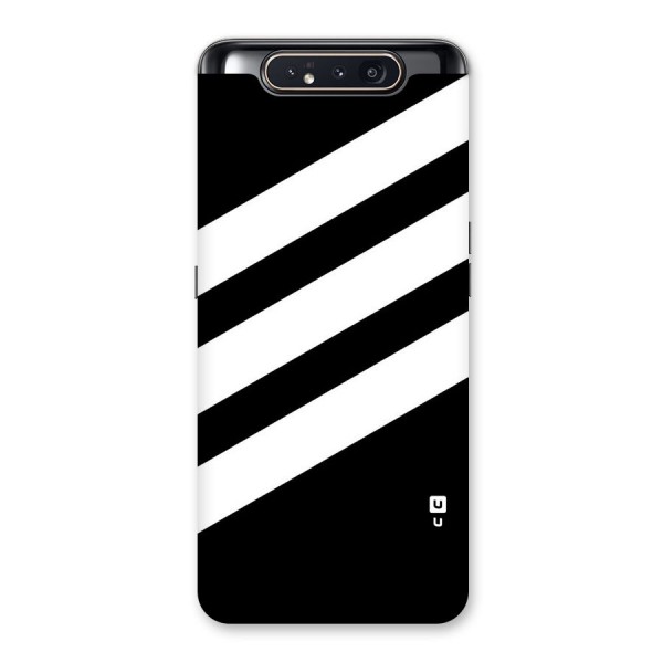 Diagonal Classic Stripes Back Case for Galaxy A80