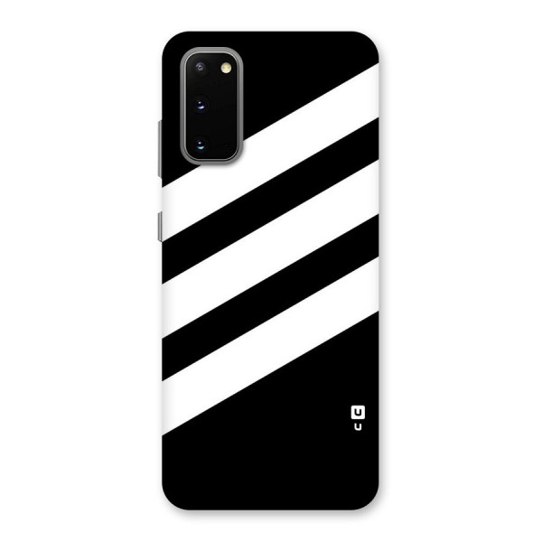 Diagonal Classic Stripes Back Case for Galaxy S20