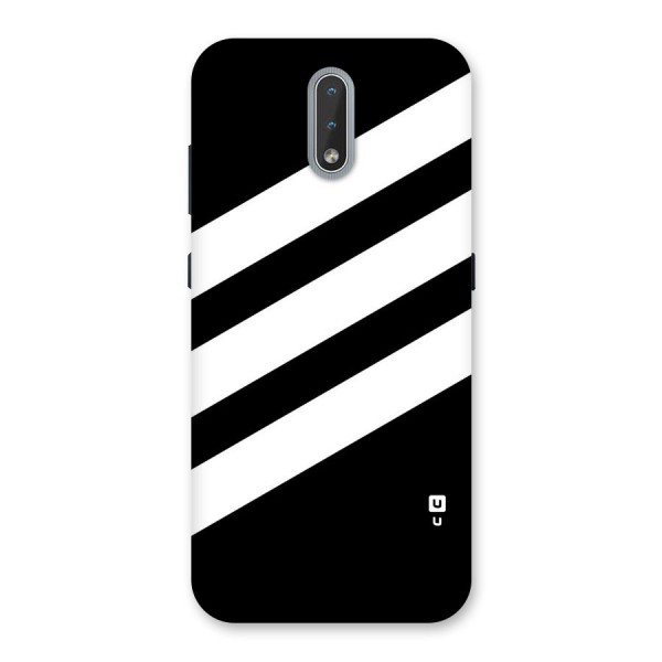 Diagonal Classic Stripes Back Case for Nokia 2.3