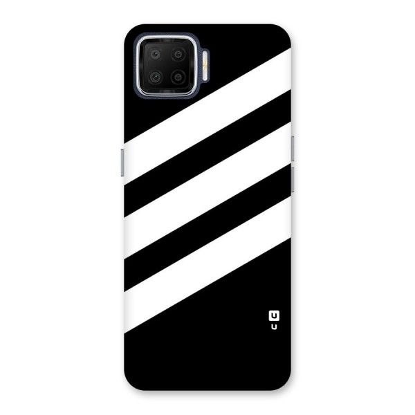 Diagonal Classic Stripes Back Case for Oppo F17