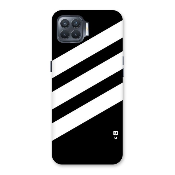 Diagonal Classic Stripes Back Case for Oppo F17 Pro