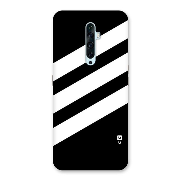 Diagonal Classic Stripes Back Case for Oppo Reno2 Z