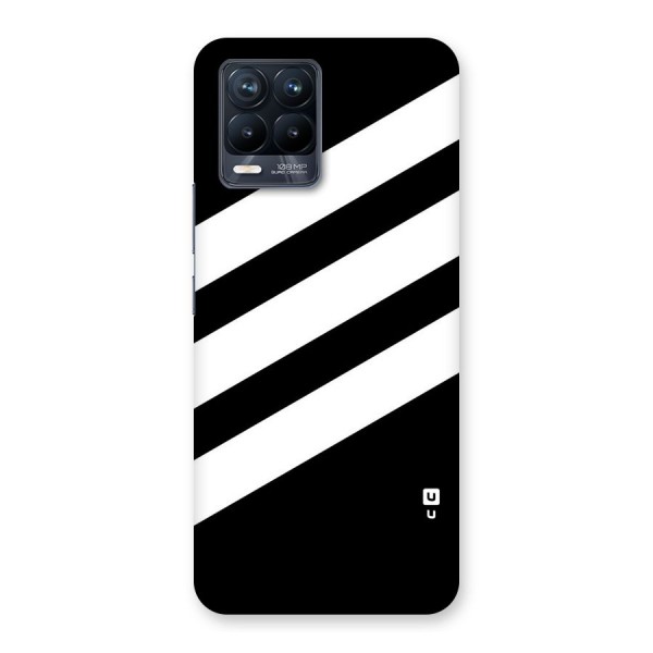 Diagonal Classic Stripes Back Case for Realme 8 Pro