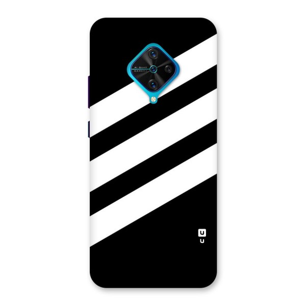 Diagonal Classic Stripes Back Case for Vivo S1 Pro