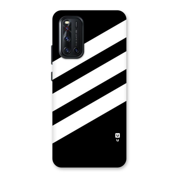 Diagonal Classic Stripes Back Case for Vivo V19