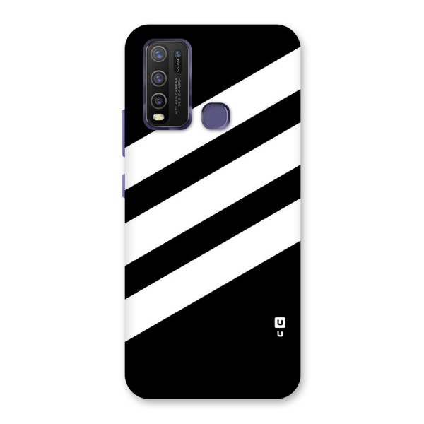 Diagonal Classic Stripes Back Case for Vivo Y30