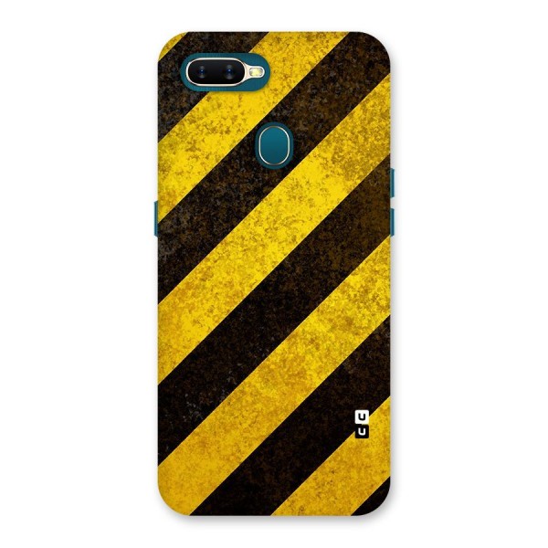 Diagonal Road Pattern Back Case for Oppo A12