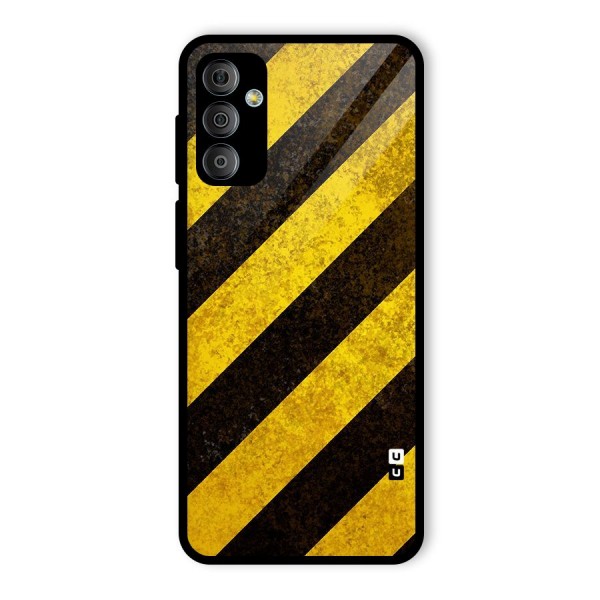 Diagonal Road Pattern Glass Back Case for Galaxy F23