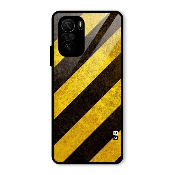 Diagonal Road Pattern Glass Back Case for Mi 11x